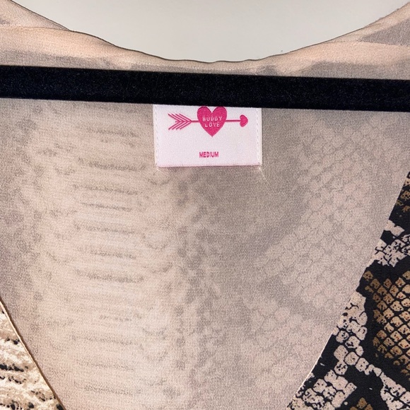 Buddy Love Snake Skin Dress. Size Medium. - Picture 3 of 3